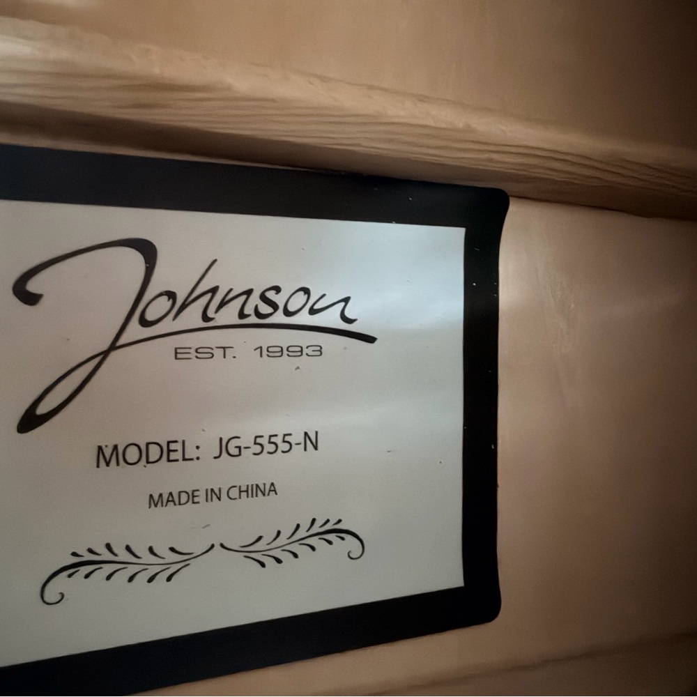 Signed Luke Bryan Guitar - Johnson Guitars model JG-555-N make an offer! - Picture 4 of 7